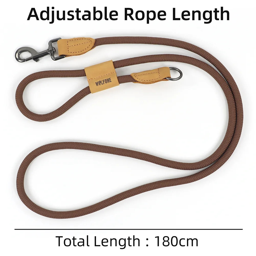 1.8M Large Dog Leash Waist Chain Traction for Running Walking Adjustment Simplicity Hands Free Dog Leash Leashes