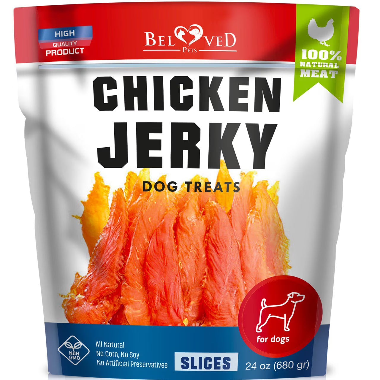 Duck Jerky Dog Treats 680GR - Human Grade Pet Snacks & Grain Free Organic Meat - Natural High Protein Dried Strips - Best Chews for Training Small & Large Dogs - Bulk Soft Pack (Duck)