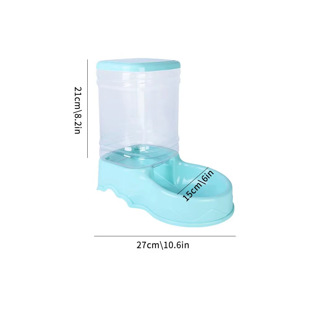 Pet Automatic Feeder Cat Drinking Bowl Cat Bowl Large Capacity Dog Bowl Combination Storage Bin Pet Supplies