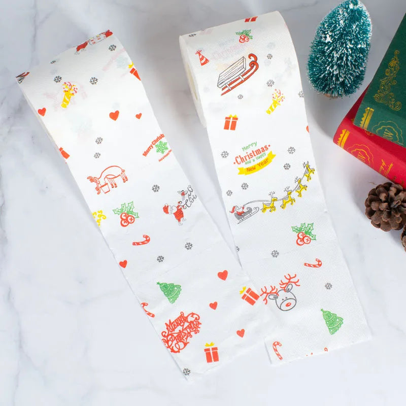 Custom Toilet Paper Rolls Luxury Bathroom Toilet Paper Toilet Tissue Paper Christmas Toilet Roll Paper Christmas Paper Toilet
