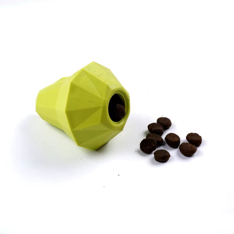 Rubber Dog Ball Chew Dispenser Leakage Food Play Squeaking Pet Dog Bite Toy Puppy Funny Tooth Cleaning Snack Ball Pet Products