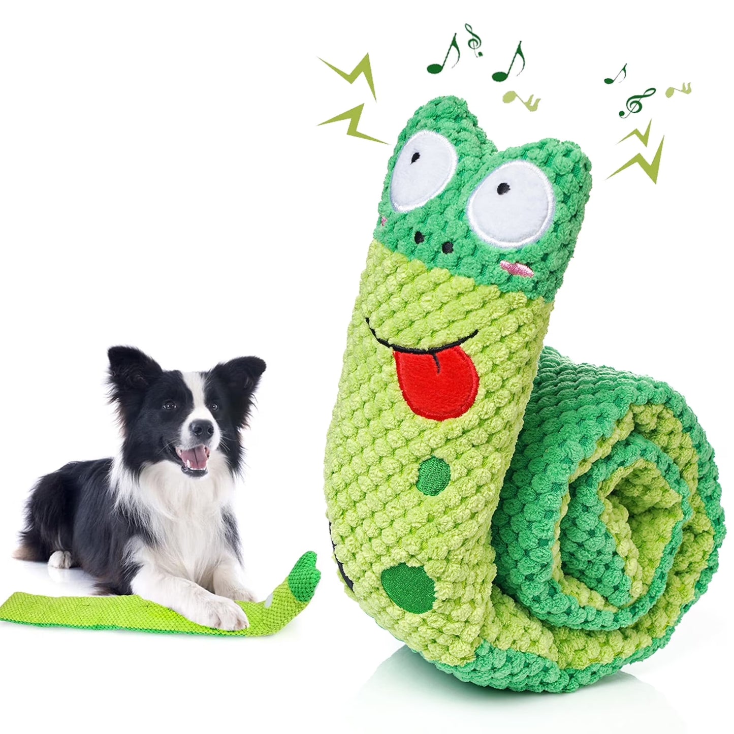 Small Medium Dog Squeak Toys for Aggressive Chewers,Fox
