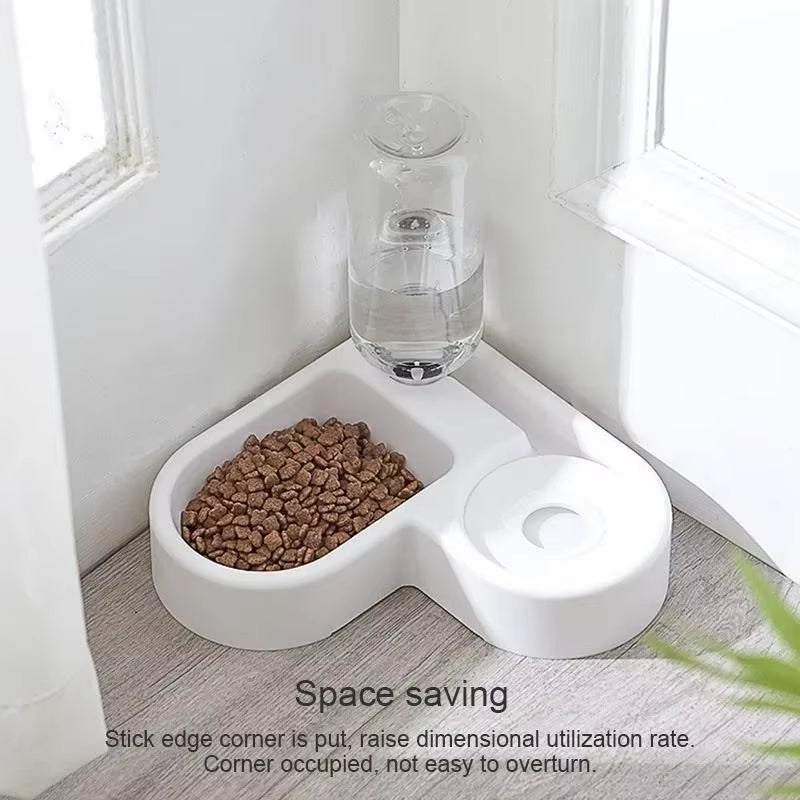 Dog Bowl Pet Automatic Feeder Dog Cat Drinking Bowl Feeding Dispenser Pet Supplies