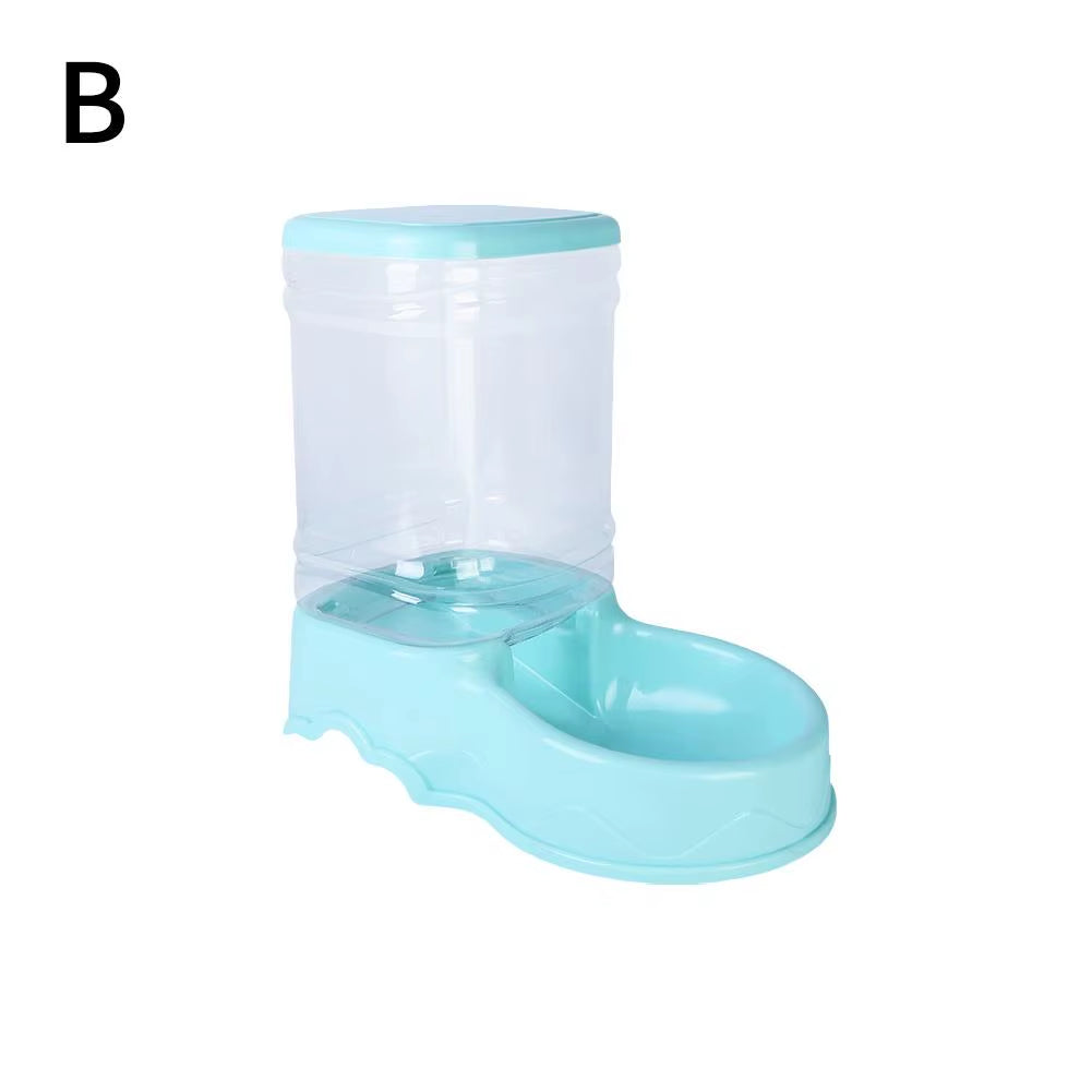 Pet Automatic Feeder Cat Drinking Bowl Cat Bowl Large Capacity Dog Bowl Combination Storage Bin Pet Supplies