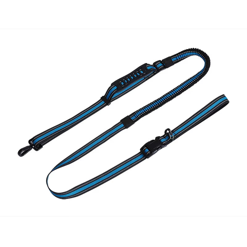 Hands Free High Qulity Retractable Hands Free Dog Leash for Running Dual Handle Bungee Leash Reflective for Large Pet Supplies