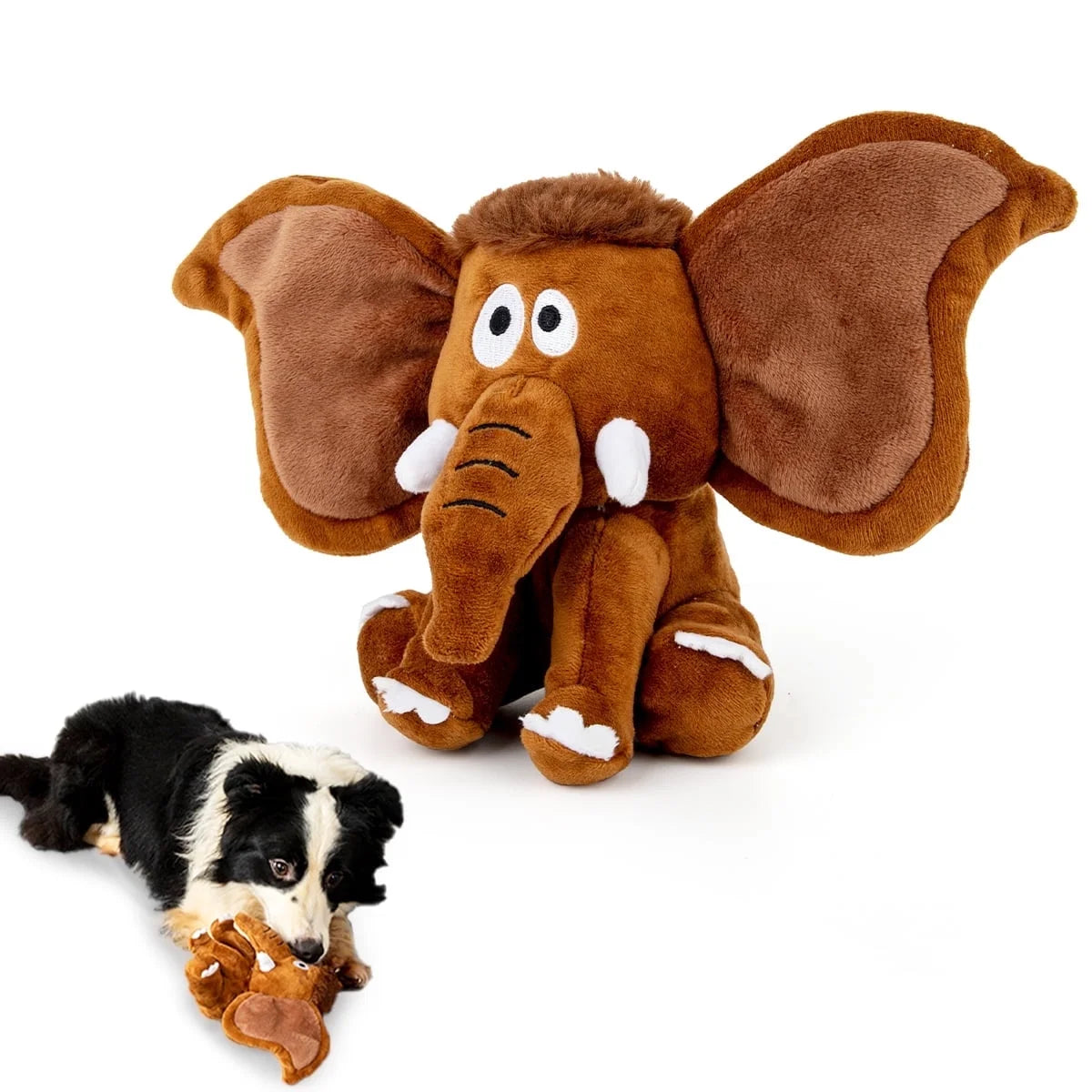 Small Medium Dog Squeak Toys for Aggressive Chewers,Fox