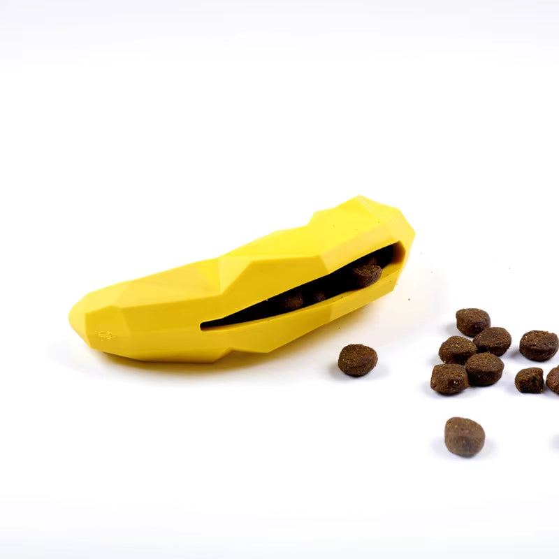 Rubber Dog Ball Chew Dispenser Leakage Food Play Squeaking Pet Dog Bite Toy Puppy Funny Tooth Cleaning Snack Ball Pet Products