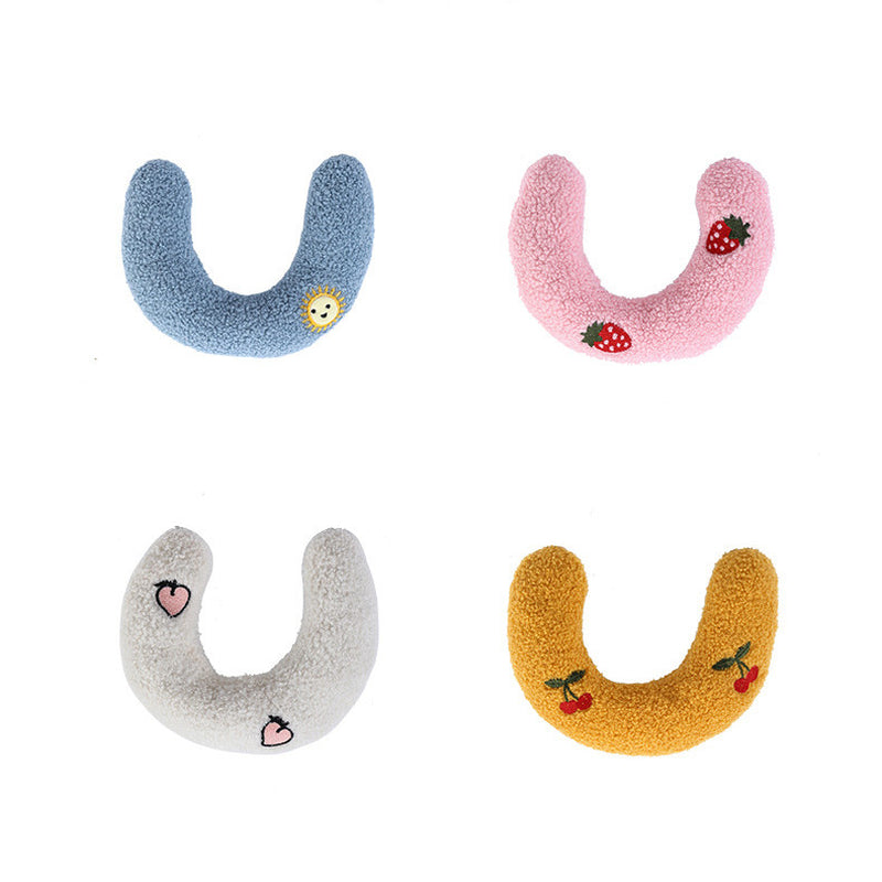 Little Pillow for Cats Fashion Neck Protector Deep Sleep Puppy U-Shaped Pillow Pets Pillow Kitten Headrest Dog Sleeping Pillow Pet Products