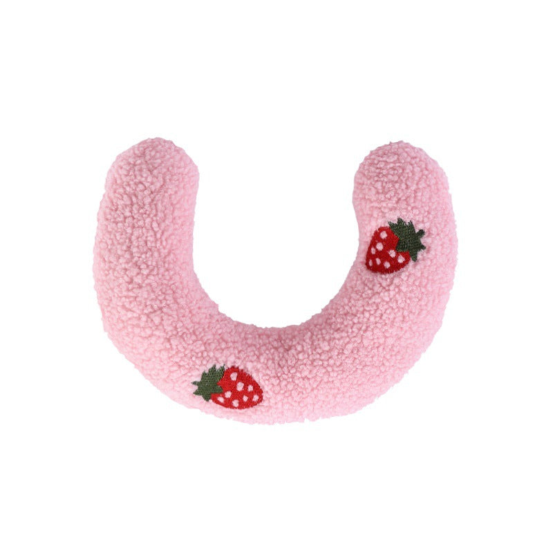 Little Pillow for Cats Fashion Neck Protector Deep Sleep Puppy U-Shaped Pillow Pets Pillow Kitten Headrest Dog Sleeping Pillow Pet Products