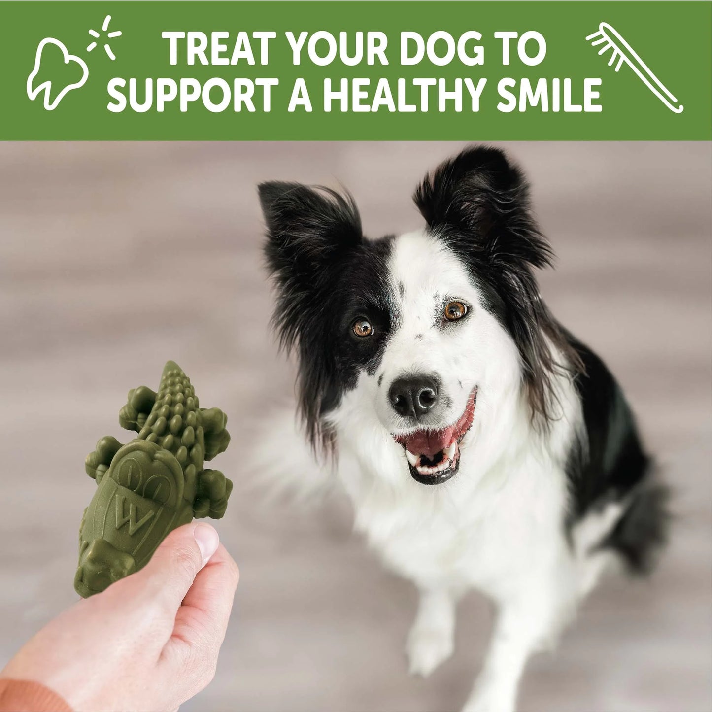 Wellness® ® Alligator Natural Grain Free Dental Chews for Dogs, Medium Breed, 12 Count