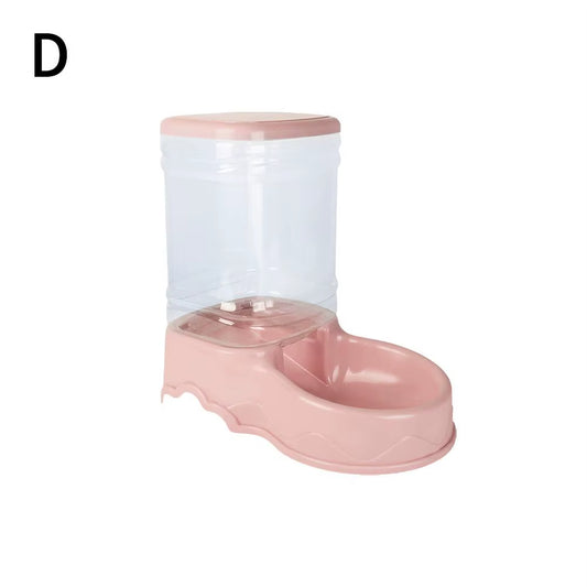 Pet Automatic Feeder Cat Drinking Bowl Cat Bowl Large Capacity Dog Bowl Combination Storage Bin Pet Supplies