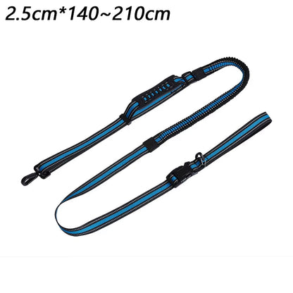 Hands Free High Qulity Retractable Hands Free Dog Leash for Running Dual Handle Bungee Leash Reflective for Large Pet Supplies
