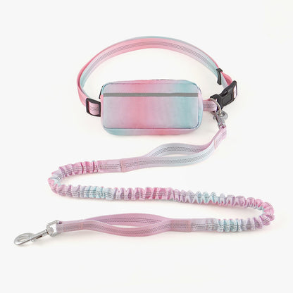 Hand Free Dog Leash for Walking and Running Jogging, Adjustable Dog Leash, Waist Belt, Traction Rope, Reflective Dog Accessories