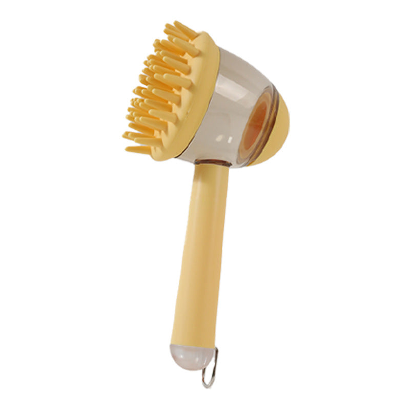 3 in 1 Pets Bath Brush for Dogs and Cats Shower Massage Brush, Depilation Comb and Foaming Tool, Anti-Frizz Beauty Brush Pet Products