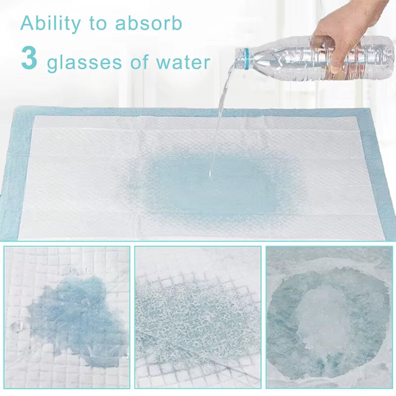 Tieker 20/40/50 Pieces of Disposable Extra Thick Pet Diapers Pet Training Pads Super Absorbent Cats and Dogs Pet Supplies