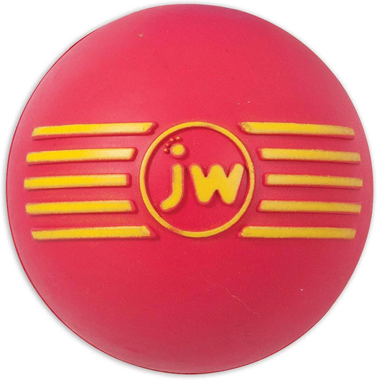 Isqueak Ball Non-Toxic Rubber Dog Toy for Dogs 30-60 Lb, Assorted Colors, Medium, Pack of 1