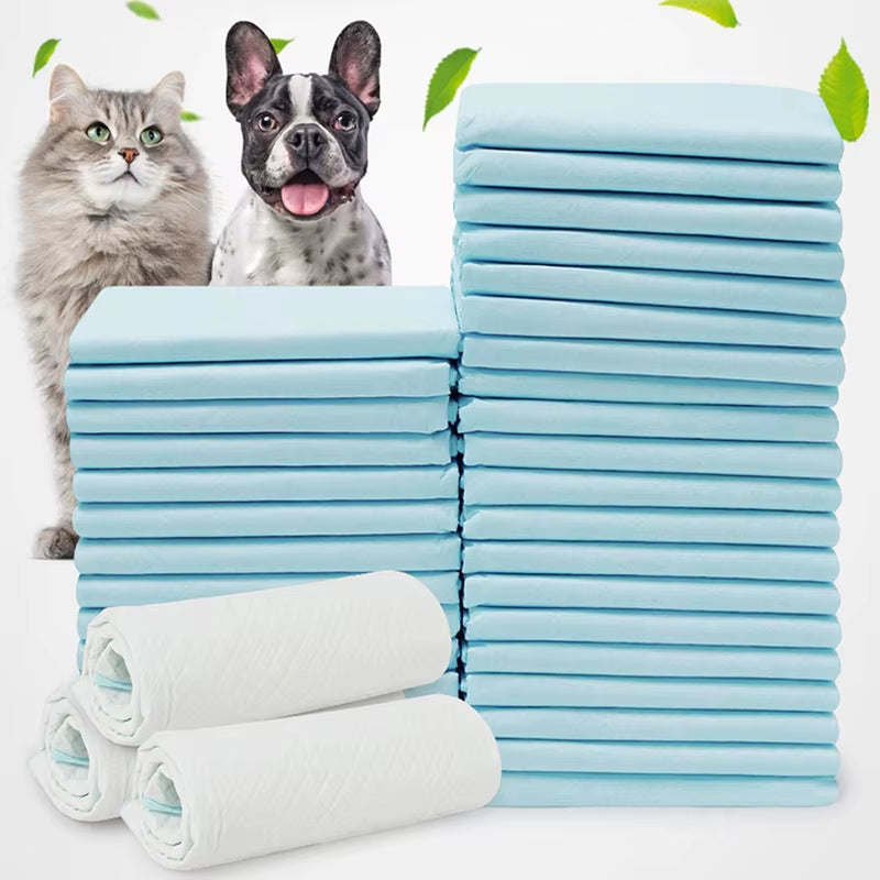 Tieker 20/40/50 Pieces of Disposable Extra Thick Pet Diapers Pet Training Pads Super Absorbent Cats and Dogs Pet Supplies