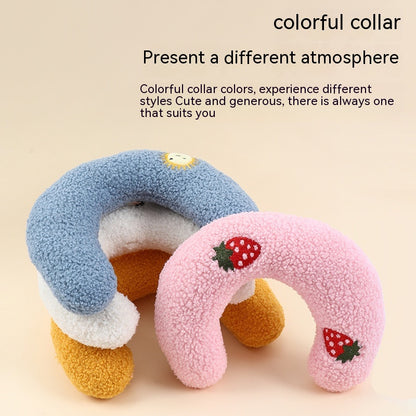 Little Pillow for Cats Fashion Neck Protector Deep Sleep Puppy U-Shaped Pillow Pets Pillow Kitten Headrest Dog Sleeping Pillow Pet Products